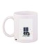 Window Printed Coffee Mug White/Blue/Brown 11ounce