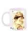 Girl Printed Coffee Mug White/Beige/Green 11ounce