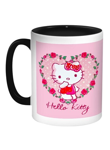 Hello Kitty Printed Coffee Mug Pink/White/Black