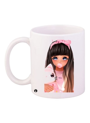 Cartoon Girl Printed Coffee Mug 11ounce