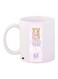 Animated Girl Printed Coffee Mug White/Pink/Brown 11ounce