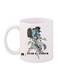 Jojo's Bizarre Printed Mug White/Black/Blue 11ounce