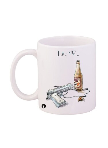 Supernatural Printed Mug White/Black/Orange