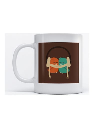 Mug Birds for Coffee and Tea White
