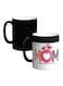 Mom I Love You So Much Printed Ceramic Magic Coffee Mug White/Pink/Orange 12ounce