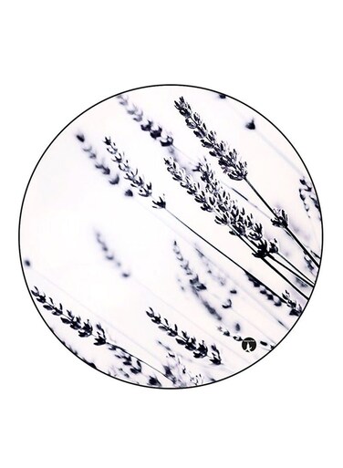 Plants Printed Fridge Magnet Grey/White