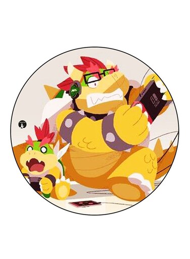 The Video Game Super Mario Printed Fridge Magnet Multicolour