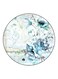 Floral Printed Fridge Magnet White/Blue/Purple 5.5cm