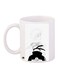 Cartoon Printed Coffee Mug White/Black 11ounce