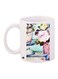 Flowers Printed Coffee Mug White/Green/Pink