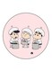 The Anime Shin Chan Printed Fridge Magnet Round Multicolour