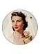 Vintage Art Printed Fridge Magnet Multicolour
