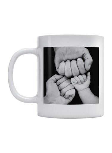 Little Family Printed Mug White/Black