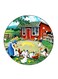House Printed Fridge Magnet Multicolour 5.5 x 5.5cm