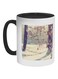Cotton Tree Printed Coffee Mug Black/White/Beige 325ml