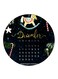 Calender Printed Fridge Magnet Multicolour