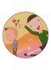 Anime Chibi Maruko Chan Theme Printed Fridge Magnet Yellow/Green/Orange
