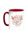 Happy Mother's Day Printed Coffee Mug Red/White 11ounce
