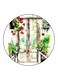 Vintage Art Printed Fridge Magnet Round Multicolour