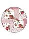 Vintage Art Printed Fridge Magnet Round Multicolour