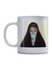 Audrey Hepburn Printed Mug White/Black/Blue