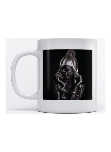 Mug Woman for Coffee and Tea White