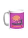 Brain Treadmill Workout Printed Coffee Mug White 11ounce