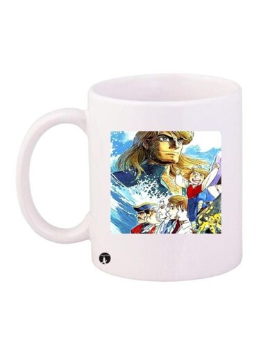 Jazeerat Al Kanz Printed Mug White/Blue/Beige