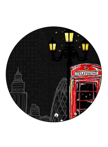 London Printed Fridge Magnet Multicolour