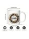 1pc 11OZ Ceramic Merry Christmas Coffee Mug - Double-Sided Printed Holiday Cup, Festive Gift for Men &amp; Women, Ideal for Office, Dorm, School - Seasonal Tea &amp; Coffee Mug white