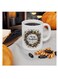 1pc 11OZ Ceramic Merry Christmas Coffee Mug - Double-Sided Printed Holiday Cup, Festive Gift for Men &amp; Women, Ideal for Office, Dorm, School - Seasonal Tea &amp; Coffee Mug white