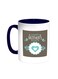 Happy Mother's Day Printed Coffee Mug Blue/White 11ounce