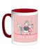 Happy Mother's Day Printed Coffee Mug Pink/White/Red 11ounce