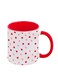 Valentine's Day Mug 11oz - Love Gift for Her, Cup with Hearts, Romantic Coffee Mug, Anniversary Present, Valentine Decor RED