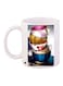 Cup Printed Coffee Mug White/Blue/Yellow