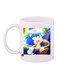 Sonic Printed Coffee Mug White/Blue/Beige