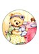 Bear Printed Fridge Magnet Multicolour