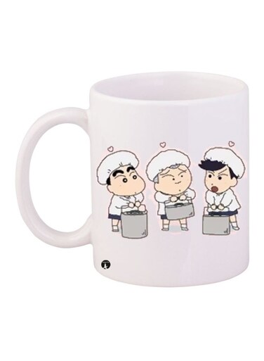 Printed Coffee Mug White/Black/Grey