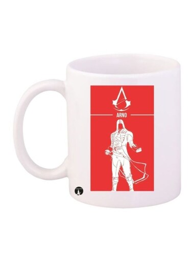 Assassin's Creed Printed Mug White/Red