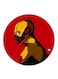 The Flash Printed Fridge Magnet Round Multicolour