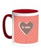 Be Mine Printed Coffee Mug Red/White/Pink