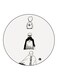 Anime Naruto Printed Fridge Magnet Round Multicolour