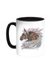Horse Drawing Printed Coffee Mug Black/White 11ounce