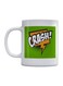 Crash Printed Mug White/Green/Yellow