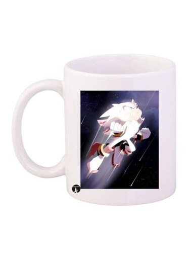 Sonic Printed Mug White/Blue/Black