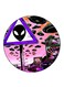Aliens Printed Fridge Magnet Multicolour