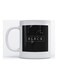 Mug Black for Coffee and Tea White