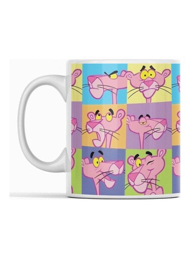 The Pink Panther Mug for Tea and Coffee White 350ml