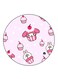 Rabbits Printed Fridge Magnet Round Multicolour
