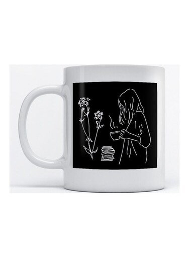 Mug The Woman for Coffee and Tea White
